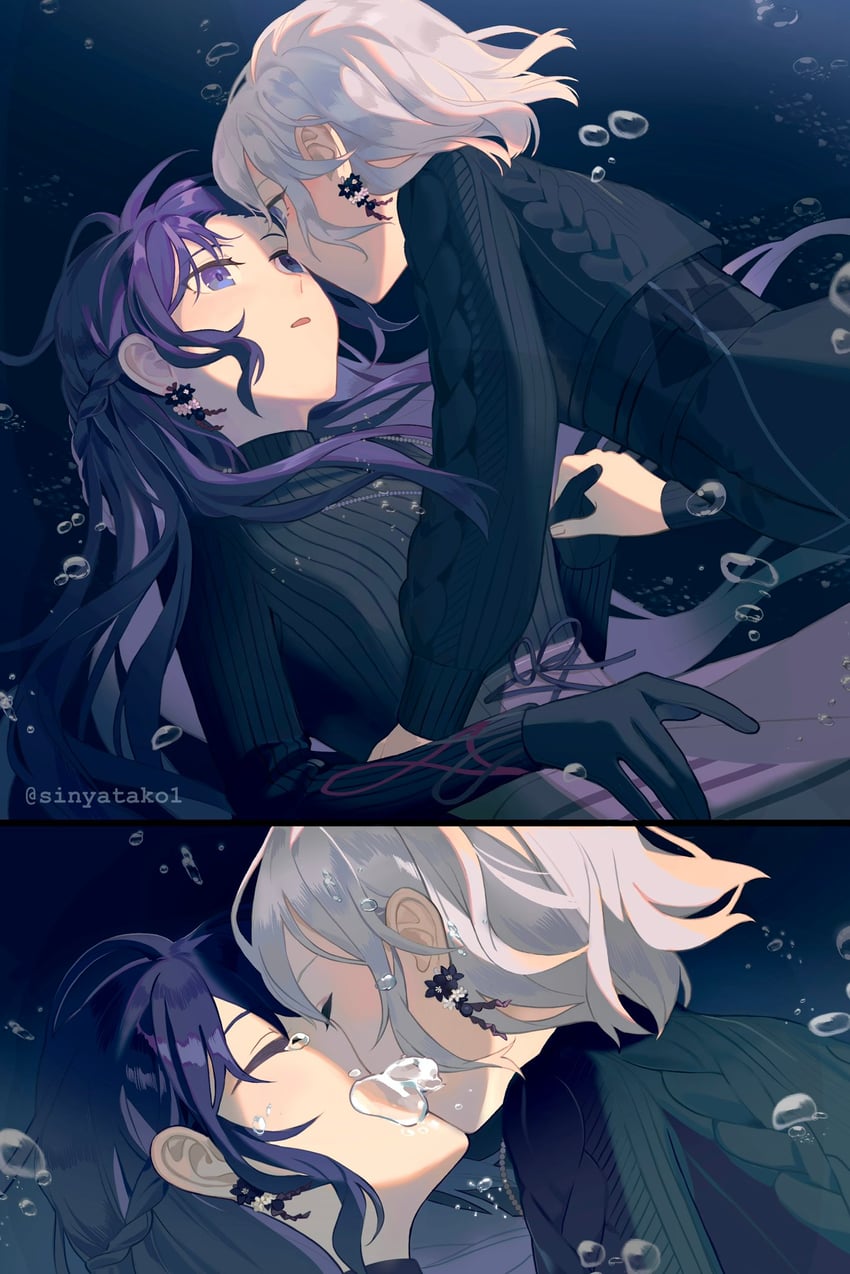 asahina mafuyu and yoisaki kanade (project sekai) drawn by sinyatako1