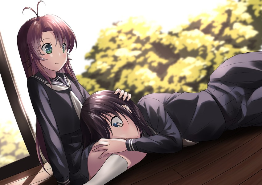 ichijou hotaru and koshigaya komari (non non biyori) drawn by kani_miso