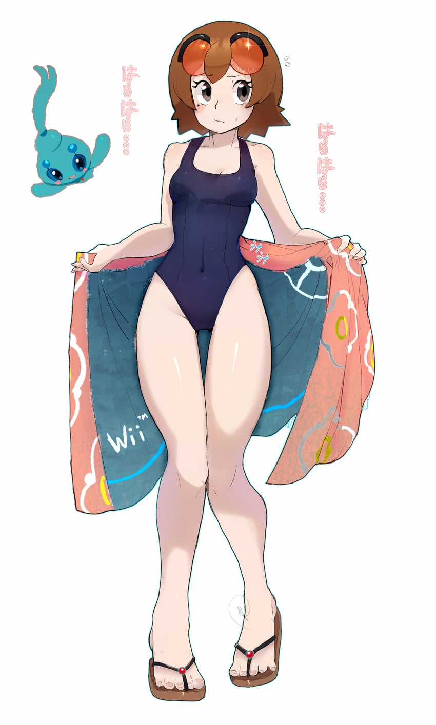 phione and hayley (pokemon and 1 more) drawn by ragou2niko