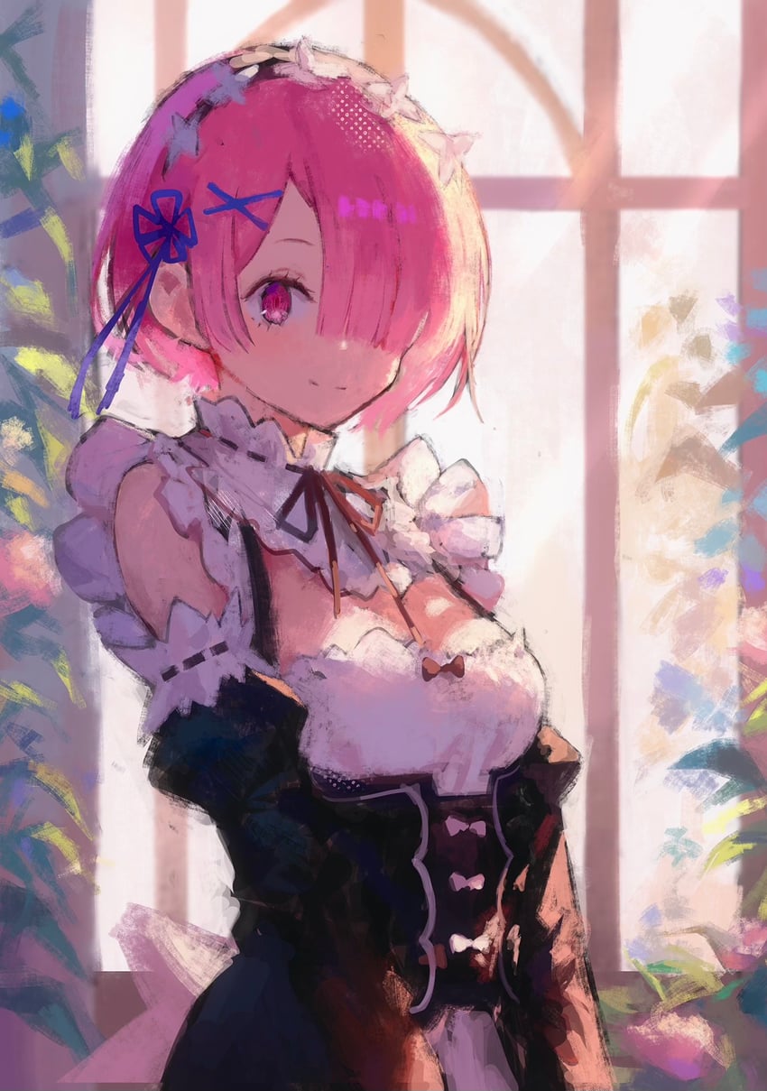 ram (re:zero kara hajimeru isekai seikatsu) drawn by fuyumurasaki
