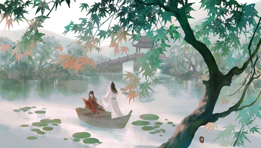 li huowang and zhuge yuan (dao gui yi xian) drawn by he_lian_yi