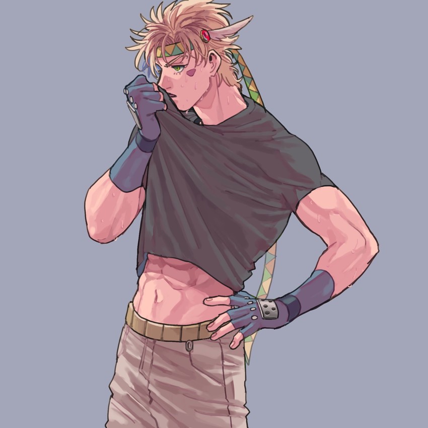 caesar anthonio zeppeli (jojo no kimyou na bouken and 1 more) drawn by ohashi_img