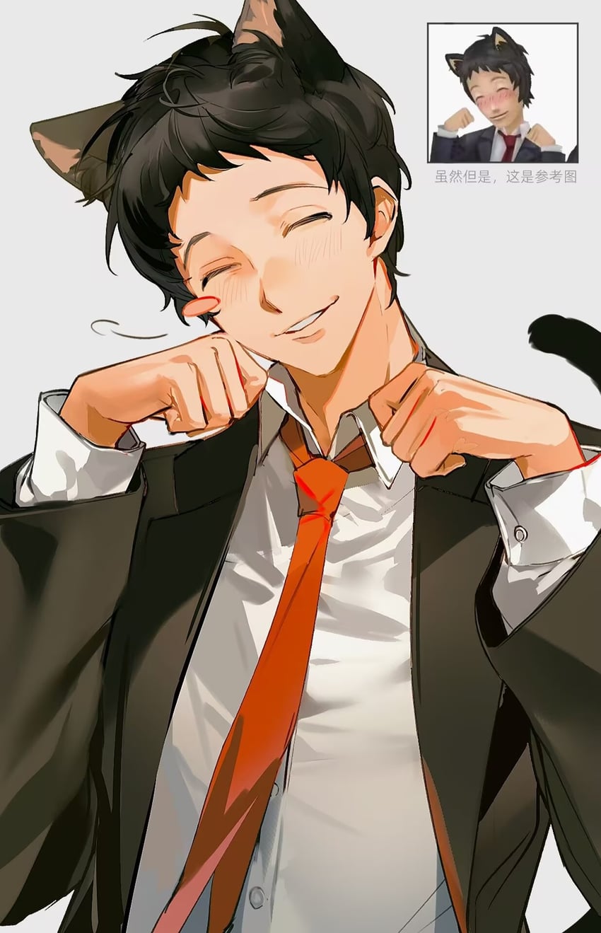 adachi tooru (persona and 1 more) drawn by jian_1016