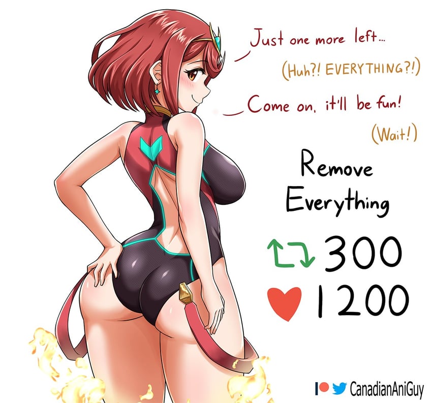 pyra (xenoblade chronicles and 1 more) drawn by canadiananiguy