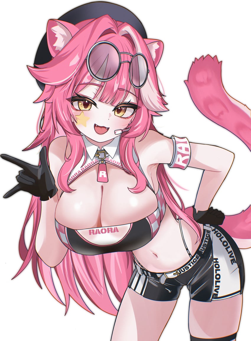 raora panthera (hololive and 1 more) drawn by ahdoha