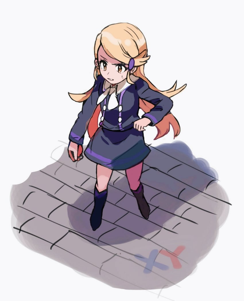 ace trainer (pokemon and 1 more) drawn by shichibee_(stm_mimi)