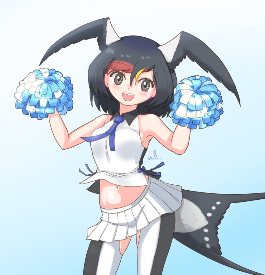 barn swallow (kemono friends and 1 more) drawn by nokemono-san_(bocchi_friend)