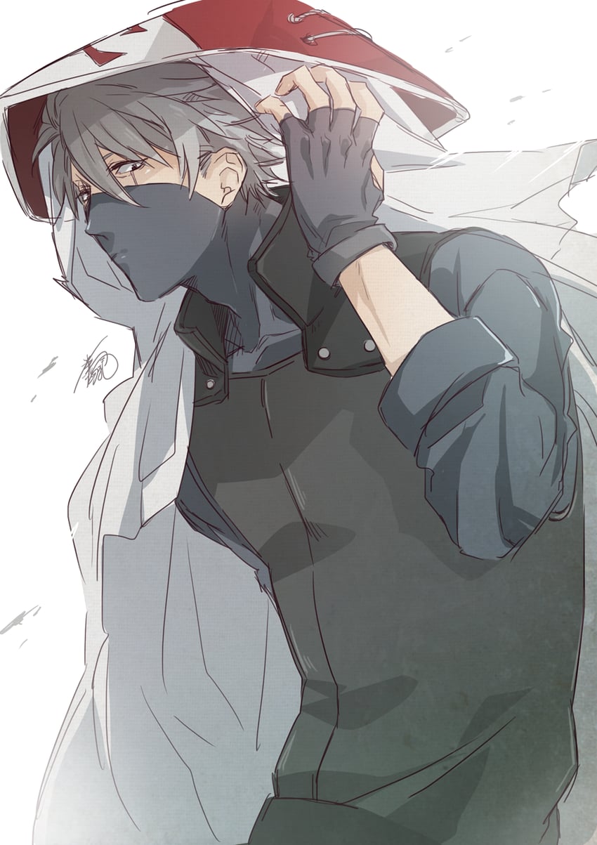 hatake kakashi (naruto and 1 more) drawn by sakazukisyuran