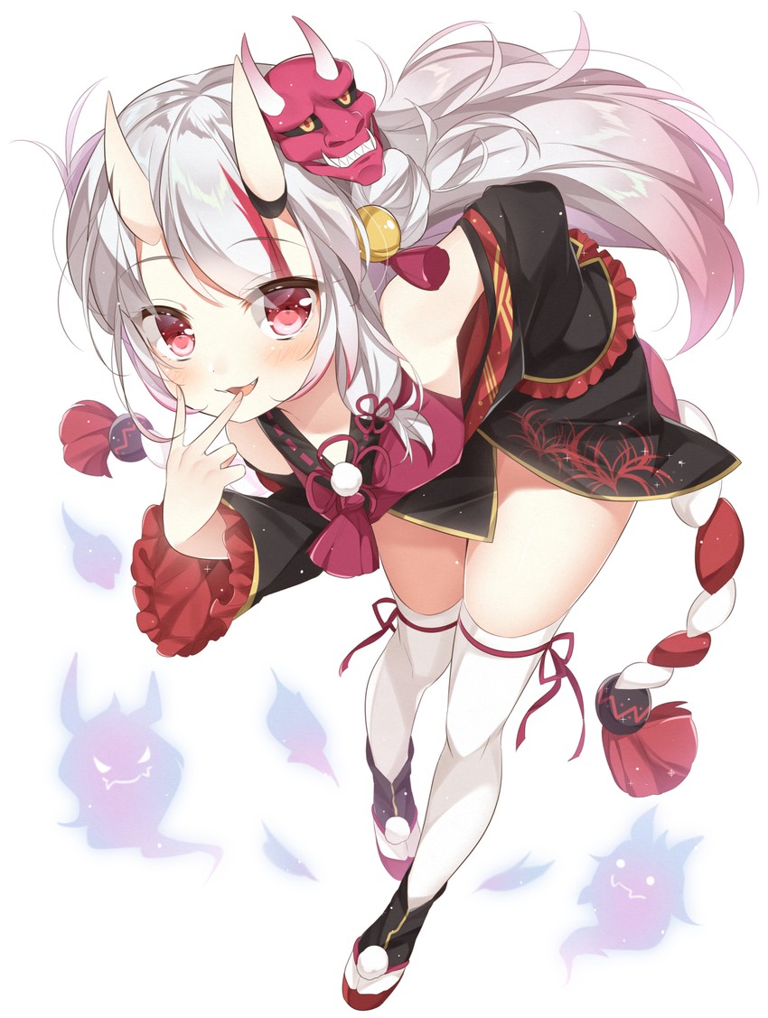 nakiri ayame, shiranui, and karma (hololive) drawn by gau_(n00_shi)
