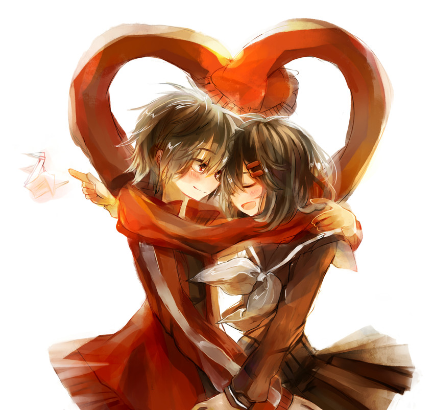 tateyama ayano and kisaragi shintarou (kagerou project) drawn by miroa