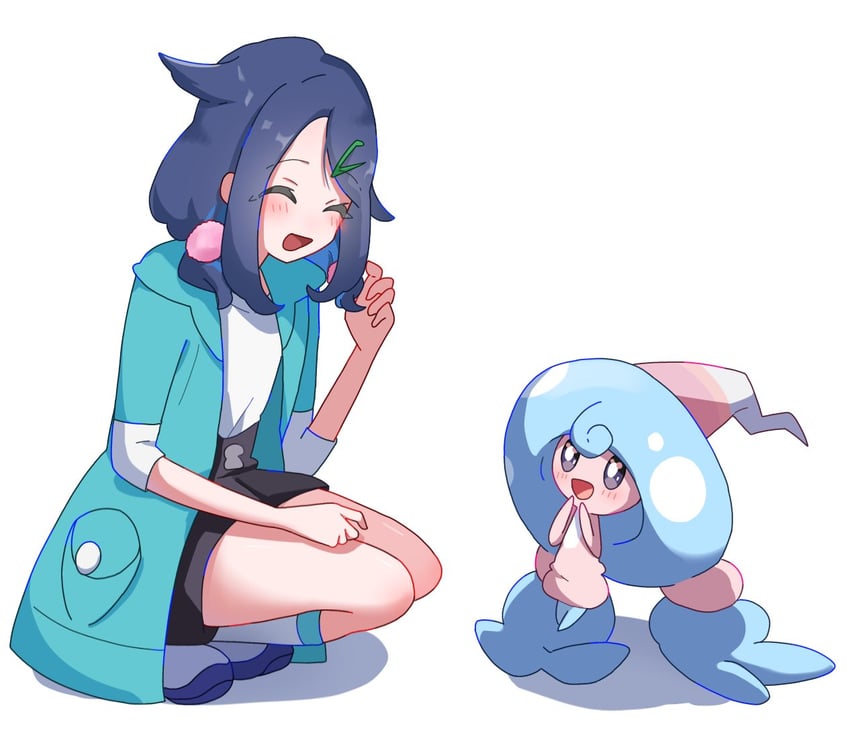 liko and hattrem (pokemon and 1 more) drawn by seiun_(hoshigumo_72)