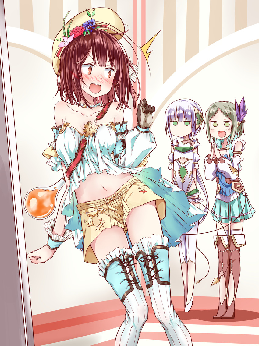 sophie neuenmuller, firis mistlud, and plachta (atelier and 2 more) drawn by alt_(ctrldel)