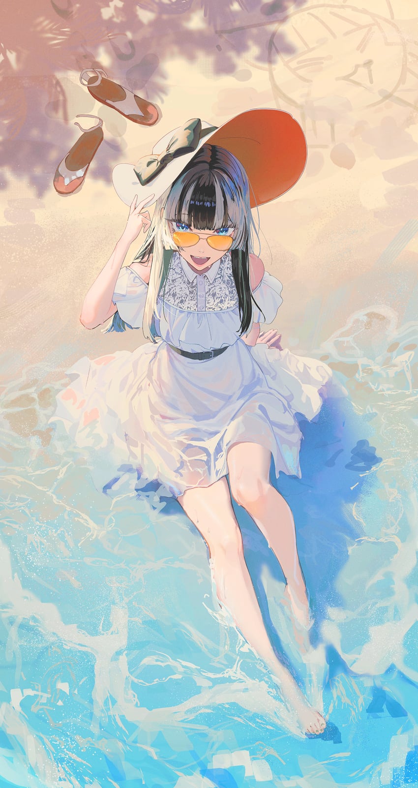juufuutei raden (hololive and 1 more) drawn by murechika