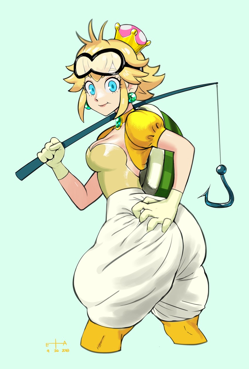 princess lakitu (mario and 1 more) drawn by unknownid