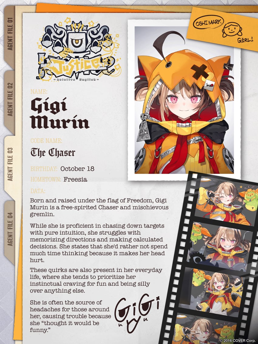 gigi murin (hololive and 1 more) drawn by makihitsuji and yomosaka