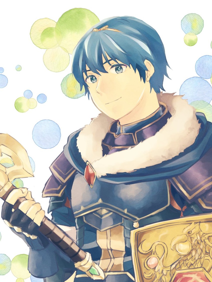 marth (fire emblem and 2 more) drawn by nishimura_(shinchinagachi)