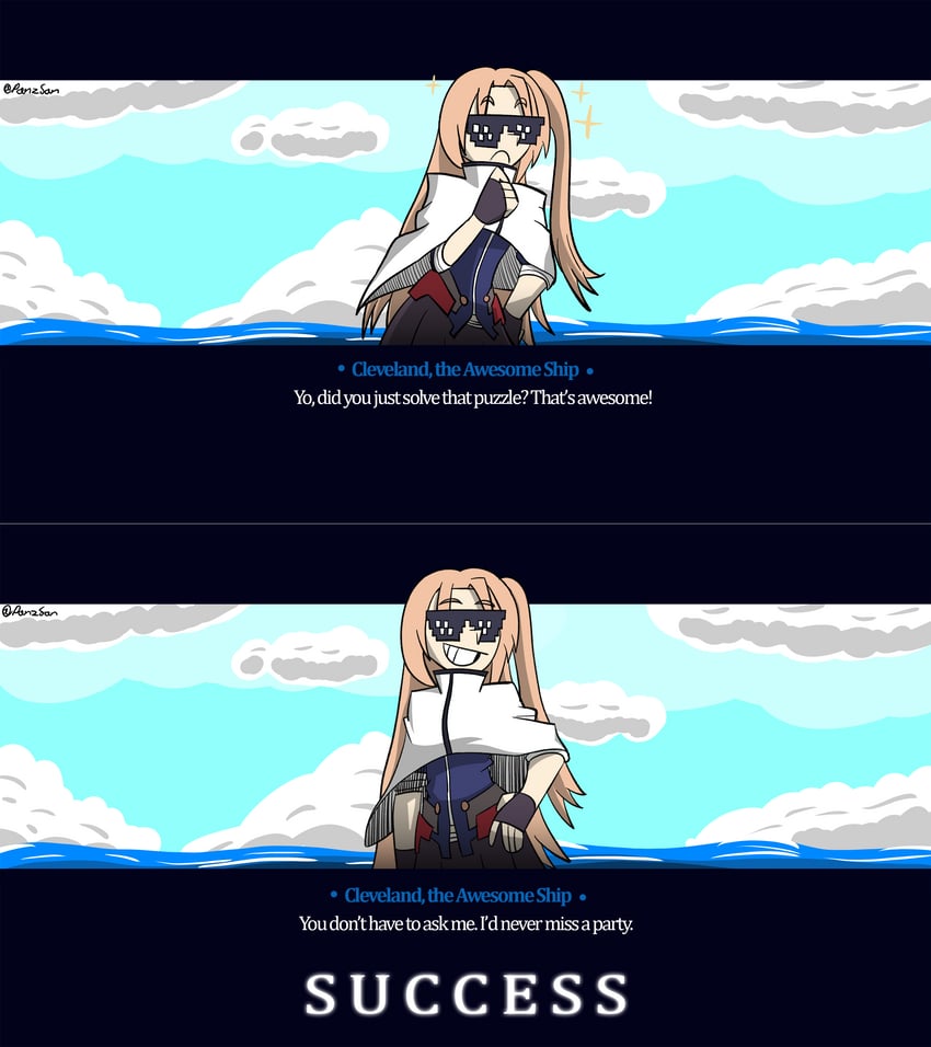 cleveland (azur lane and 1 more) drawn by panzsan