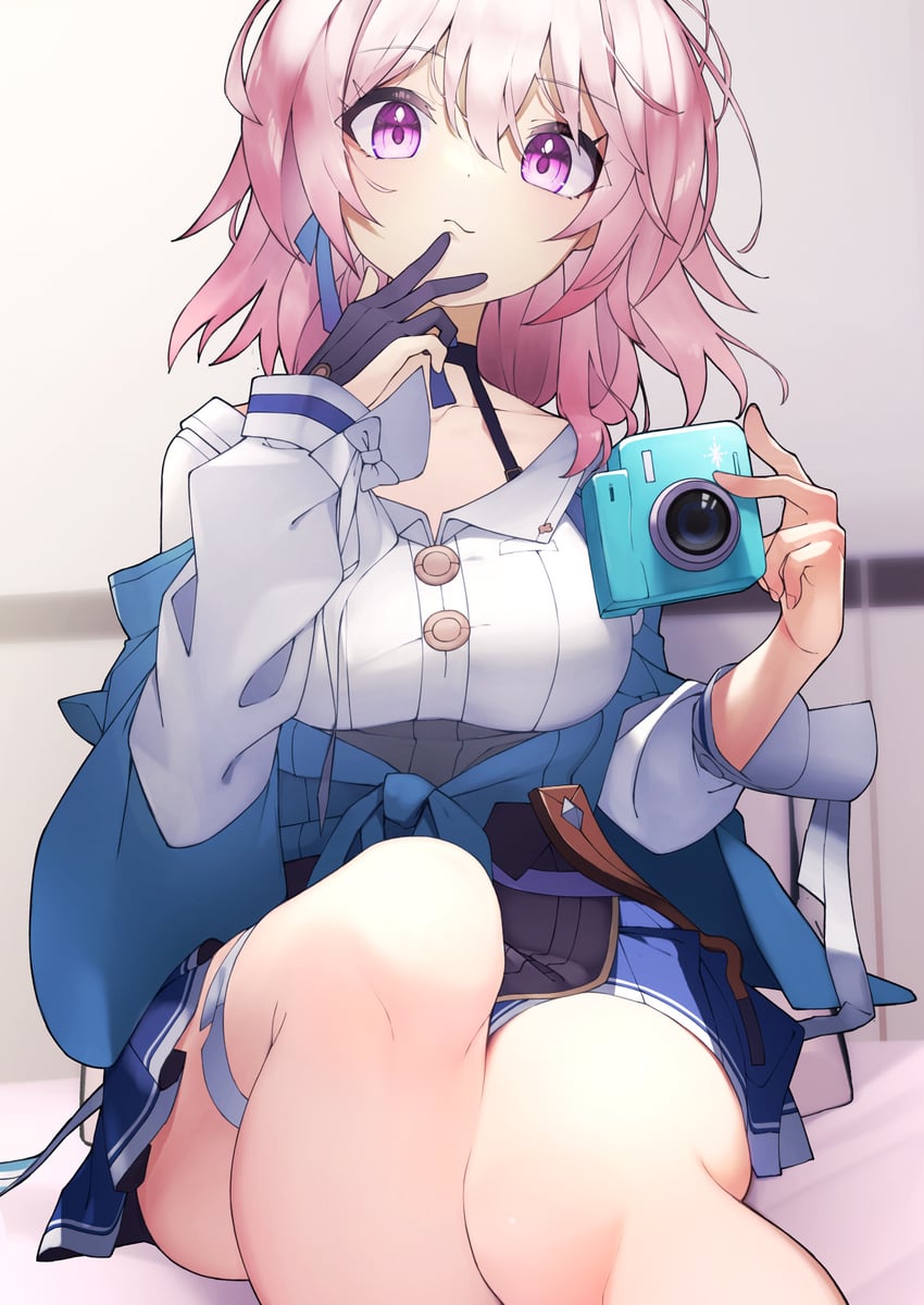 march 7th (honkai and 1 more) drawn by rindoriko