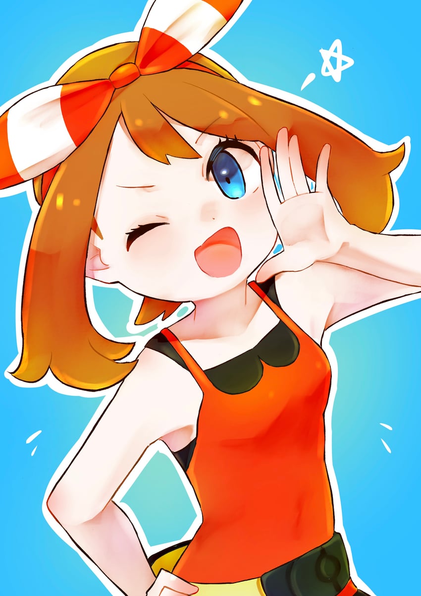 may (pokemon and 1 more) drawn by meta-g_(curc8737)