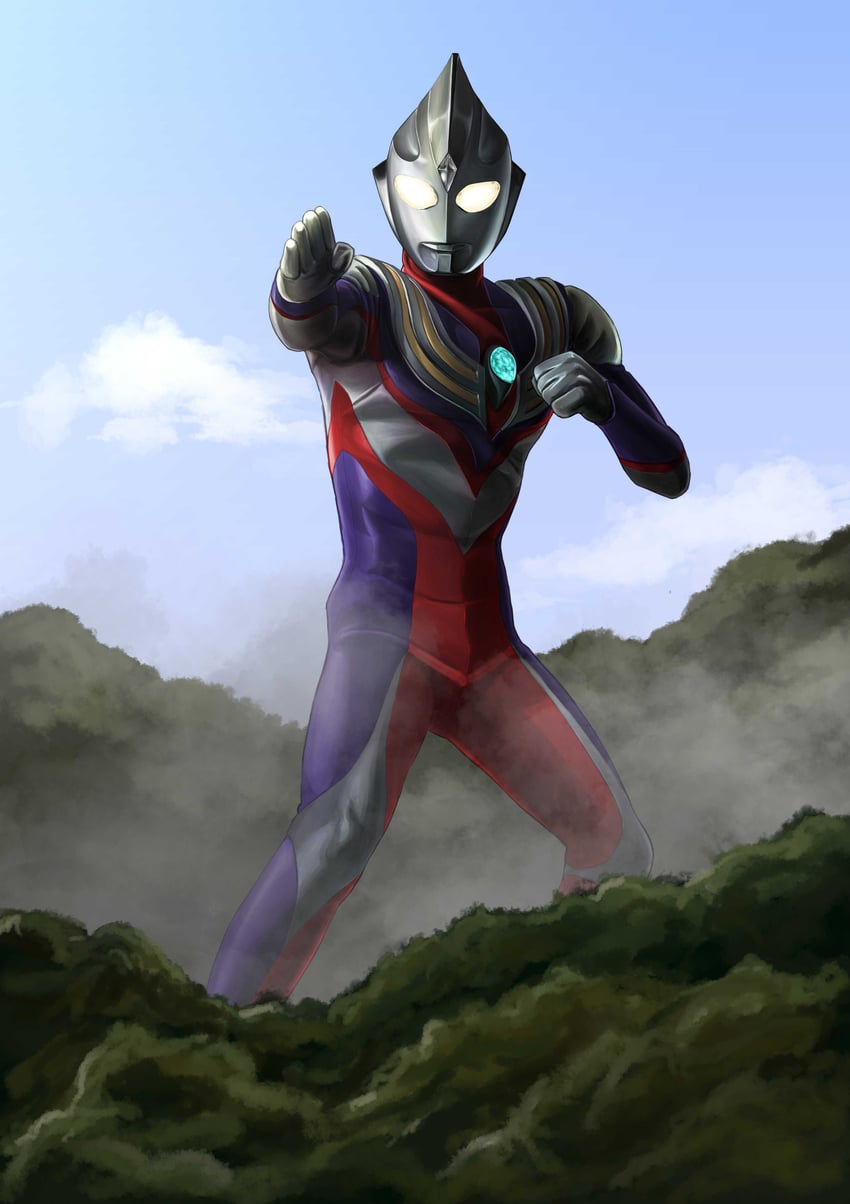 ultraman tiga (ultra series and 1 more) drawn by gattyo