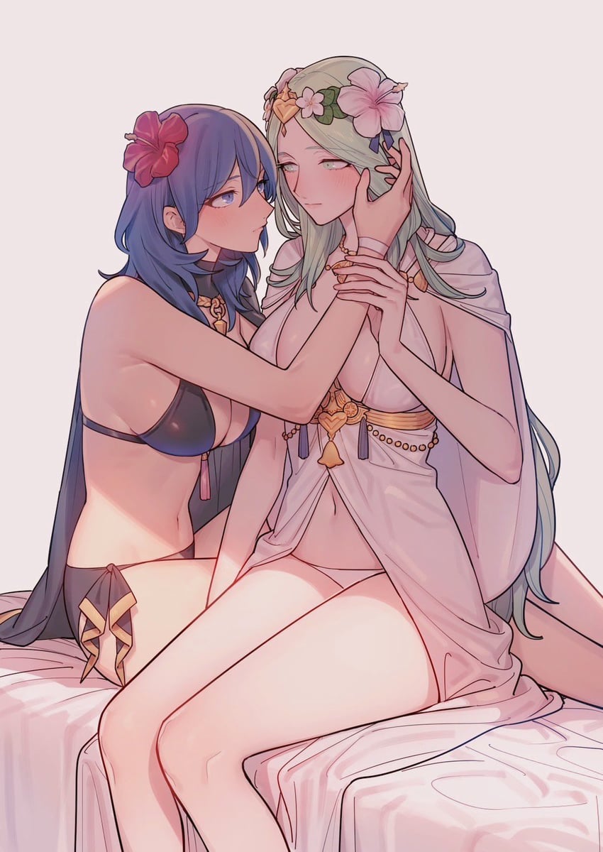 female byleth and rhea (fire emblem and 2 more) drawn by ikarin