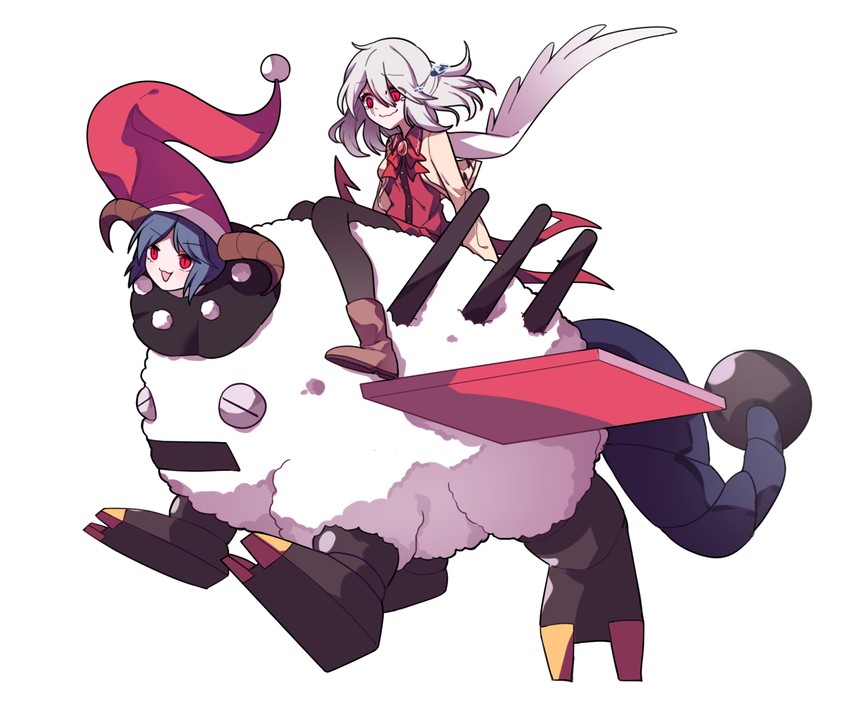 kishin sagume and doremy sweet (touhou) drawn by bing_zizi
