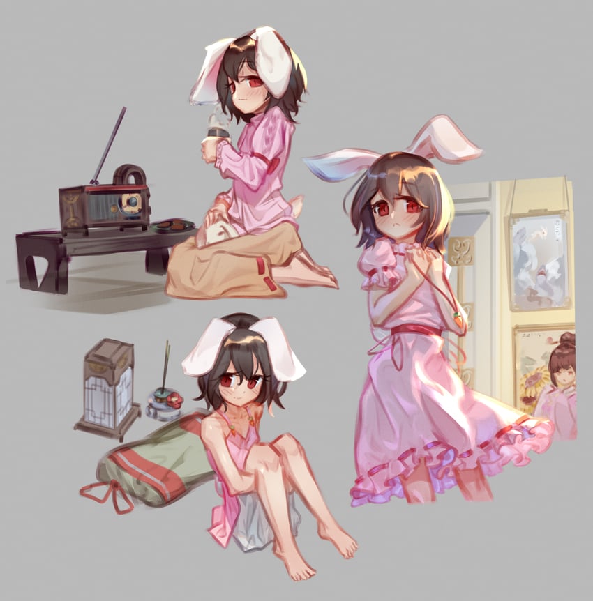 inaba tewi (touhou) drawn by tlobtr