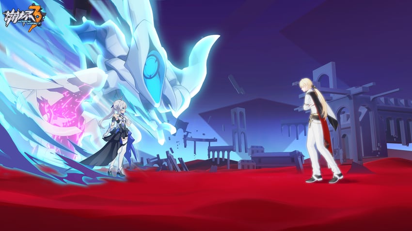 theresa apocalypse and otto apocalypse (honkai and 1 more)