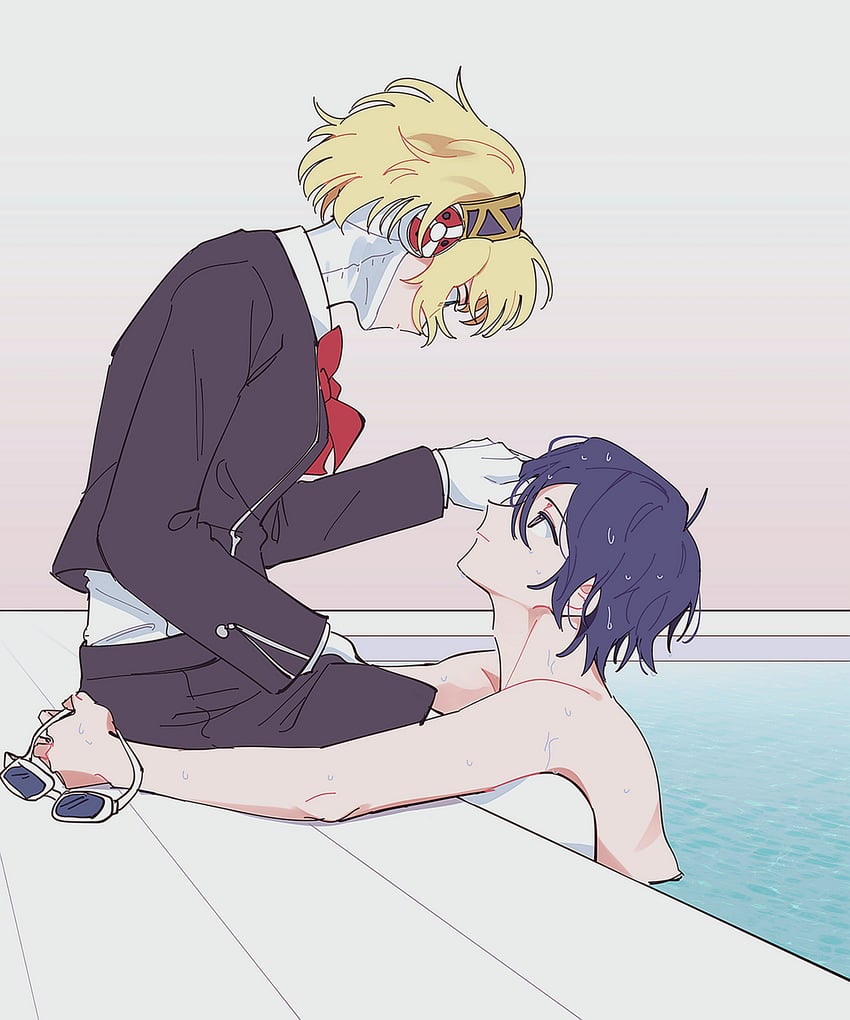 yuuki makoto and aigis (persona and 1 more) drawn by elulit2