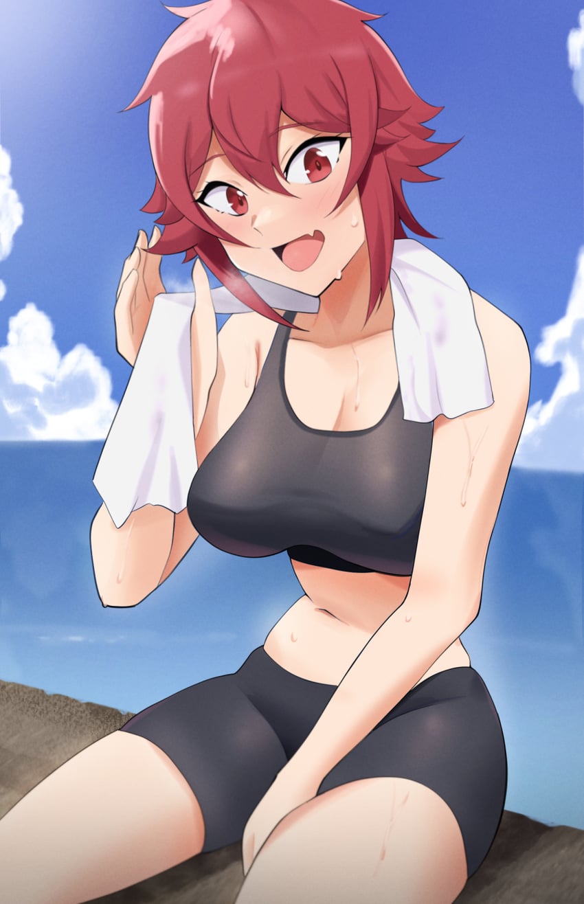 aizawa tomo (tomo-chan wa onna no ko) drawn by eqe_(eqeart)