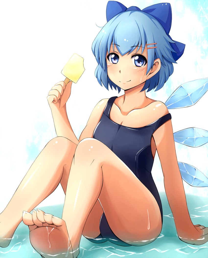 cirno (touhou) drawn by yuuichirou_(i_love_hitagi)