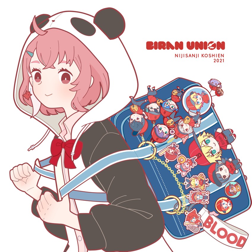makaino ririmu, sasaki saku, kenmochi touya, uzuki kou, mononobe alice, and 13 more (nijisanji and 2 more) drawn by yoshimon