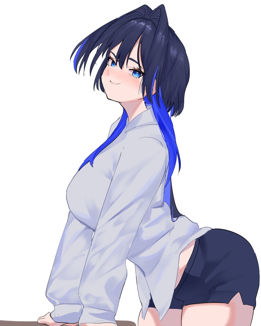 ouro kronii (hololive and 1 more) drawn by daaku_(koizumi_arata)