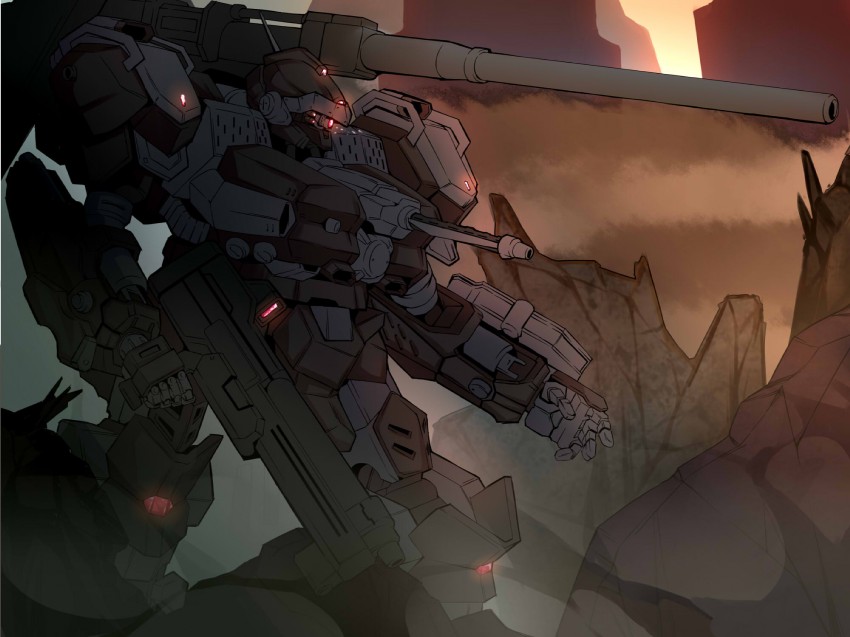 genobee and dual face (armored core and 1 more) drawn by karasawa-40