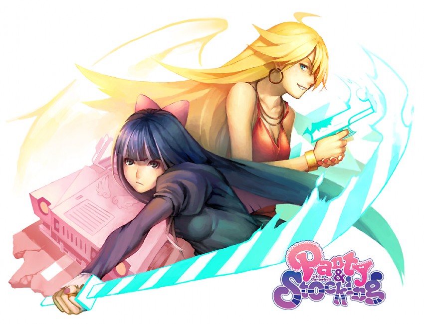 stocking and panty (panty & stocking with garterbelt) drawn by dominic