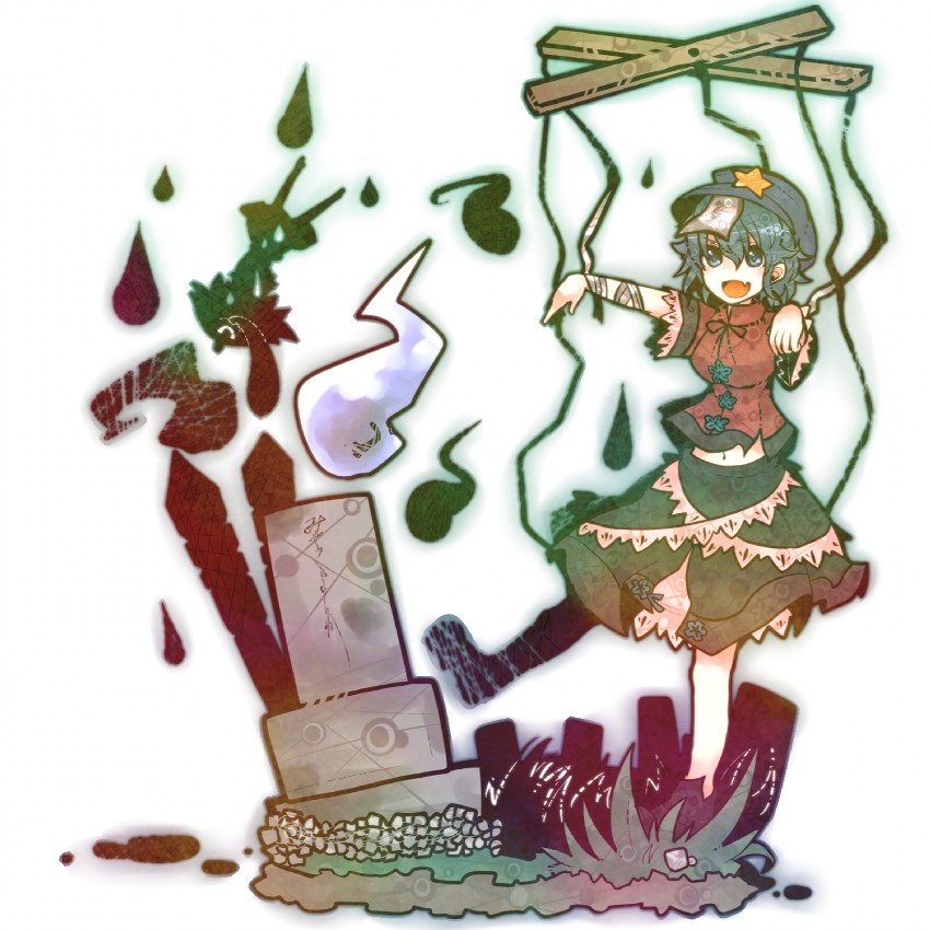 tatara kogasa and miyako yoshika (touhou) drawn by itomugi-kun