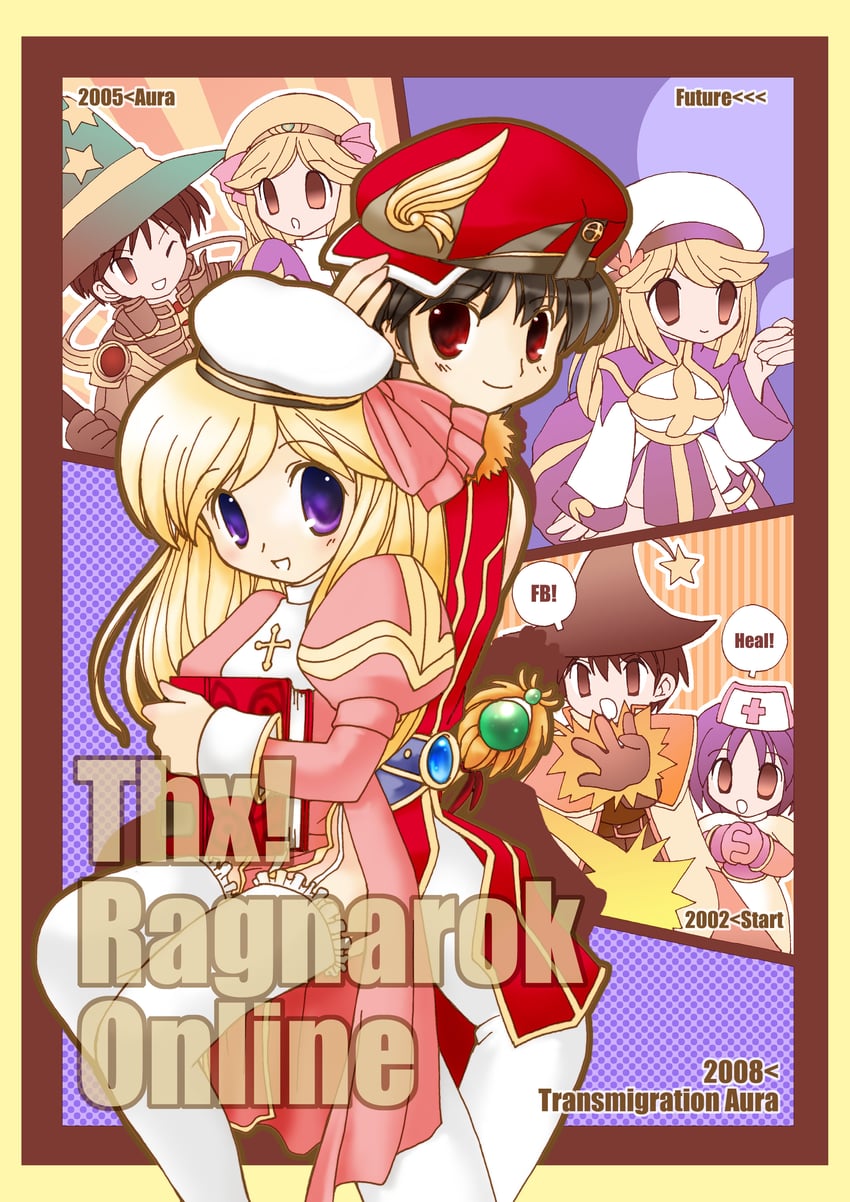arch bishop, high priest, priest, acolyte, mage, and 2 more (ragnarok online) drawn by fujisawa_eil
