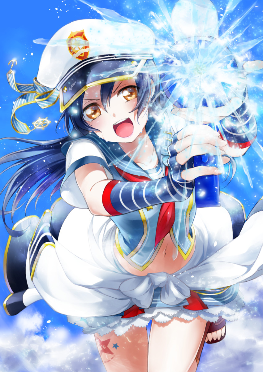 sonoda umi (love live! and 1 more) drawn by kisaragi_mizu