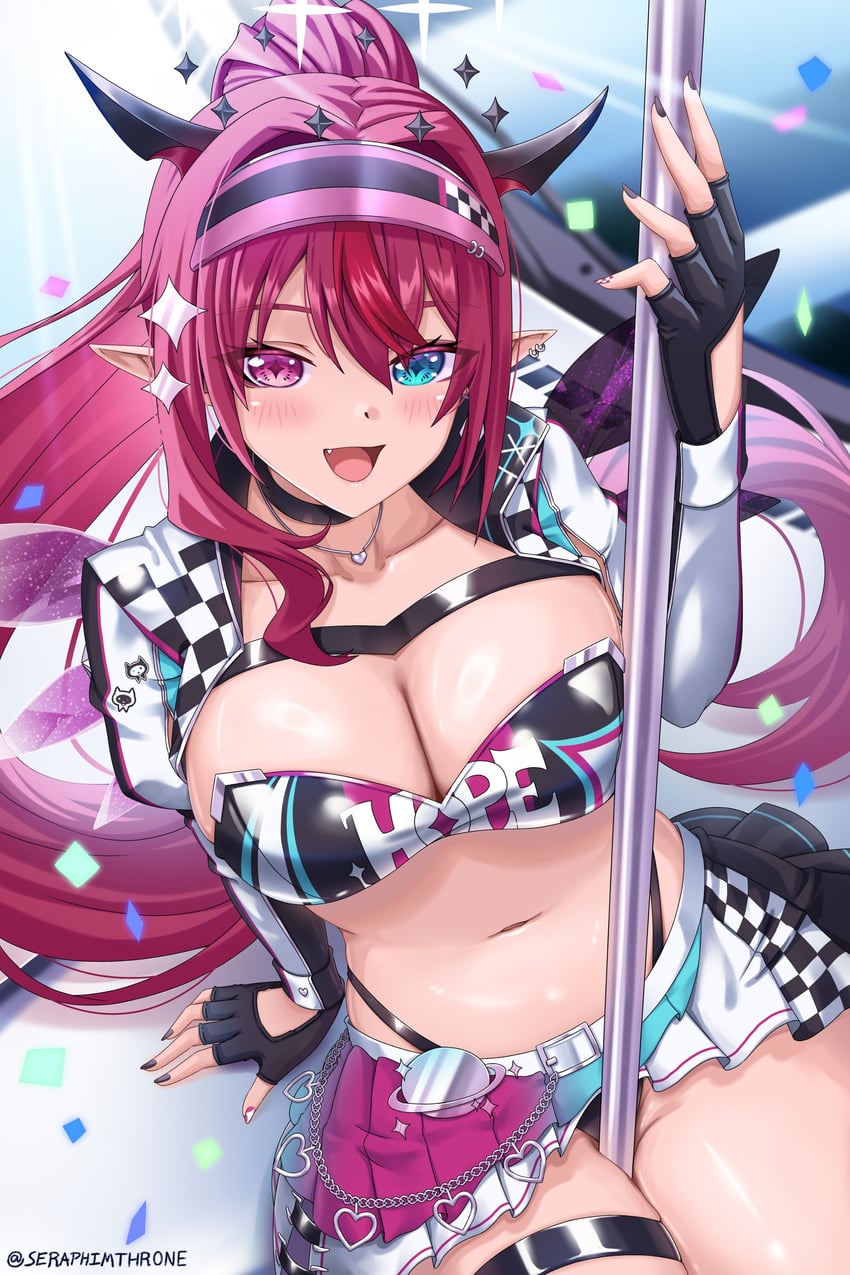 irys (hololive and 1 more) drawn by seraphim_throne