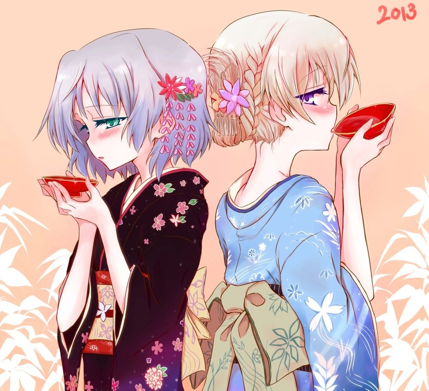 sanya v. litvyak and eila ilmatar juutilainen (world witches series and 1 more) drawn by nwon'yo_pasun