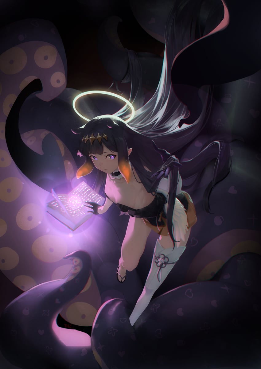 ninomae ina'nis (hololive and 1 more) drawn by jhc_kai