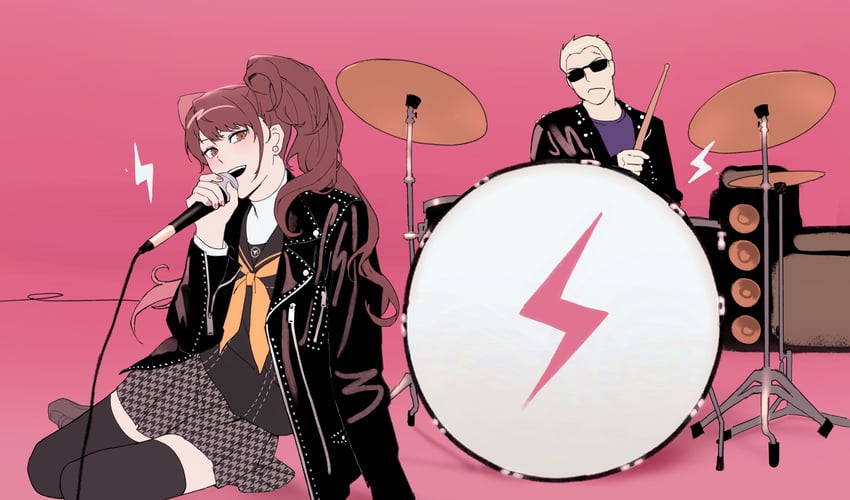 kujikawa rise and tatsumi kanji (persona and 2 more) drawn by diyu_1004