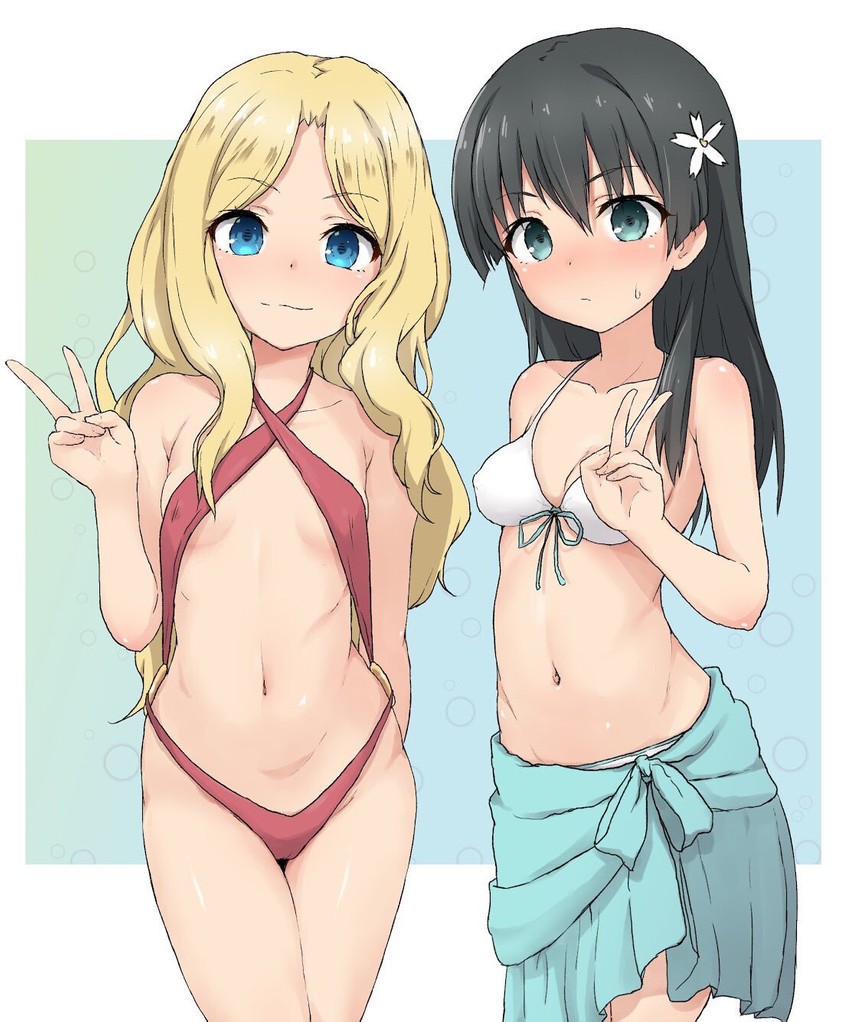 saten ruiko and frenda seivelun (toaru majutsu no index and 2 more) drawn by yakihebi