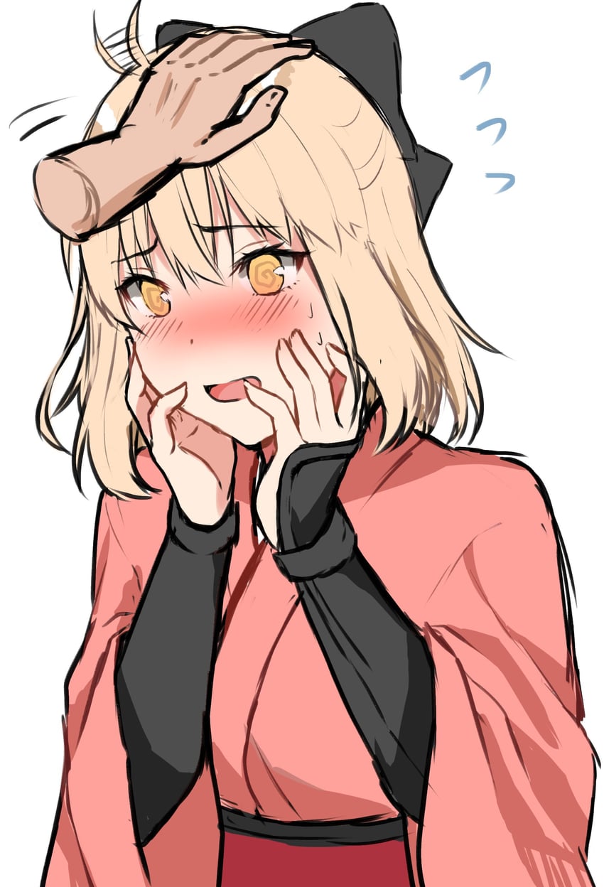 okita souji (fate and 1 more) drawn by hizuki_higure and pettan_p