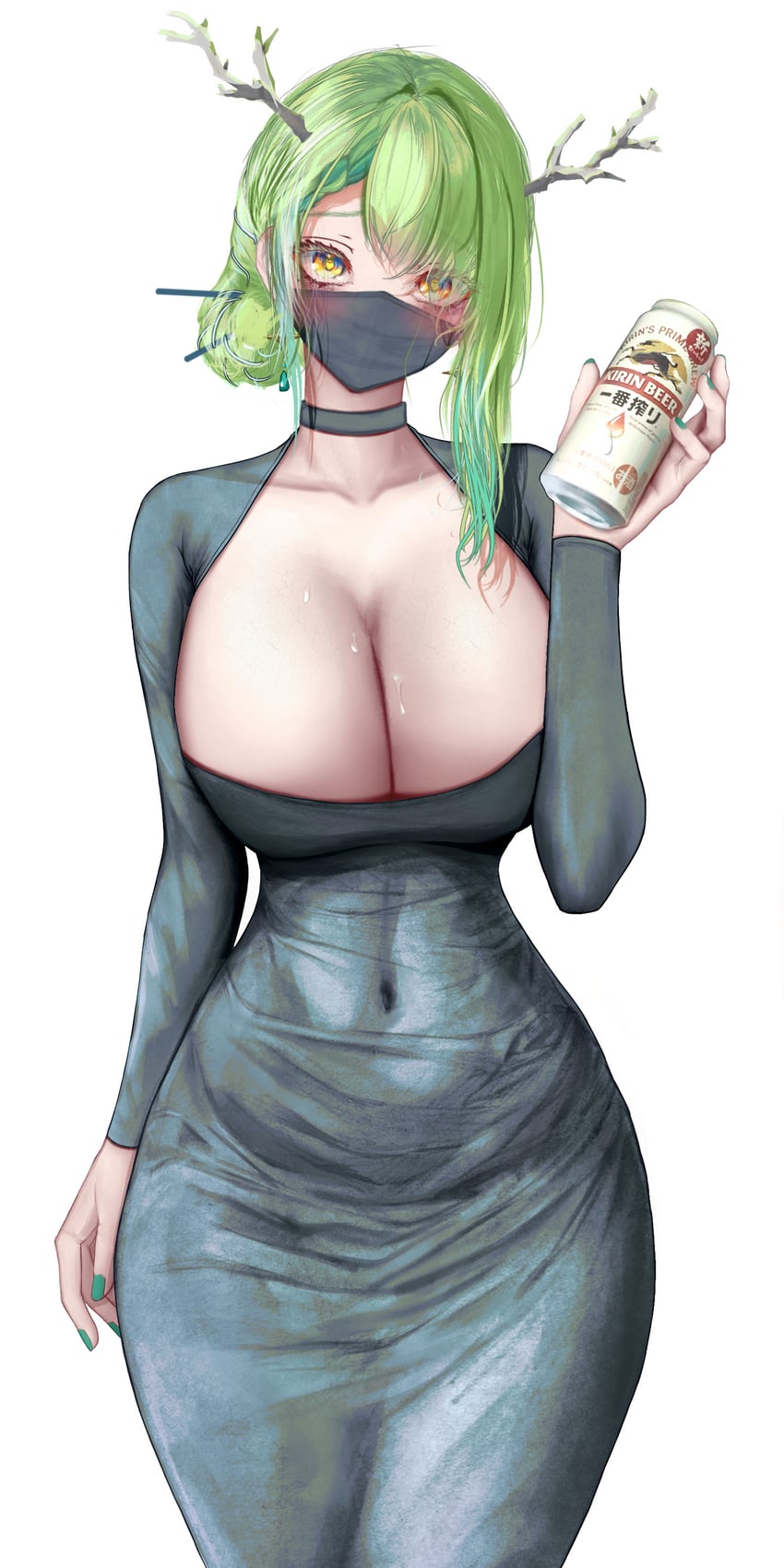 ceres fauna (hololive and 1 more) drawn by soju_ice