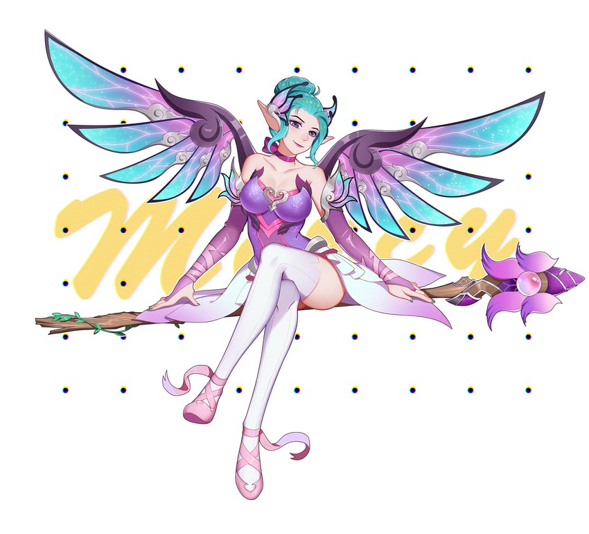 mercy and sugar plum fairy mercy (overwatch and 1 more) drawn by duximeng
