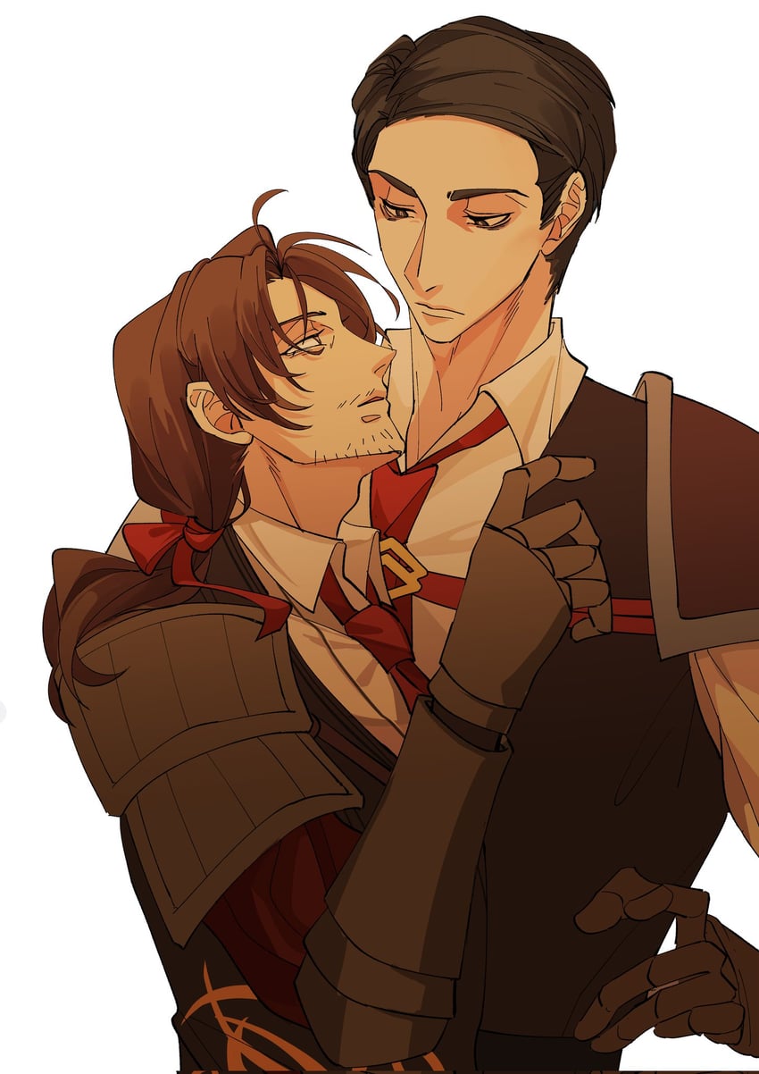 meursault and gregor (project moon and 1 more) drawn by nanrongmian