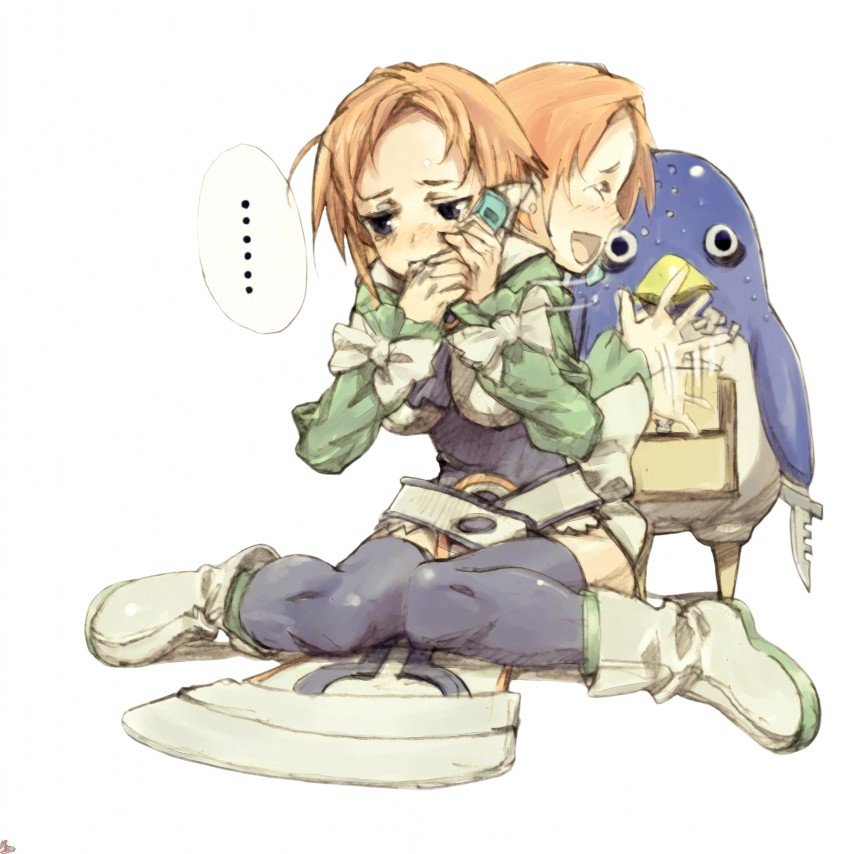 prinny and magic knight (disgaea and 1 more) drawn by toi8