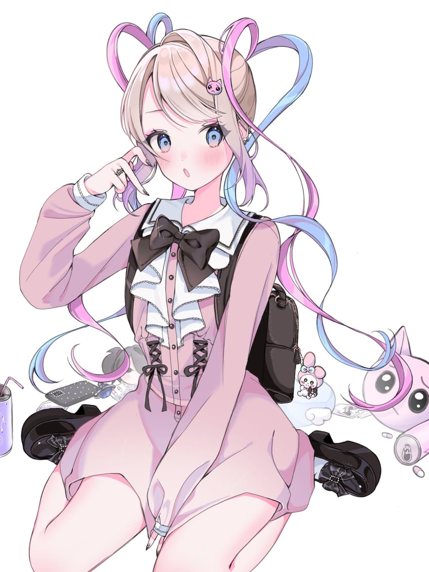 chouzetsusaikawa tenshi-chan, ame-chan, my melody, kuromi, and pien cat (sanrio and 2 more) drawn by moenaomii_(artist)