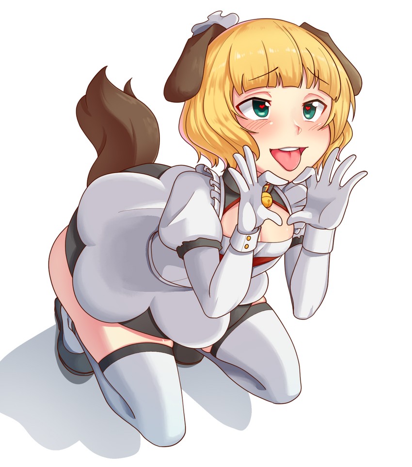 kirima syaro and hachiko of castling (gochuumon wa usagi desu ka? and 1 more) drawn by ajidot